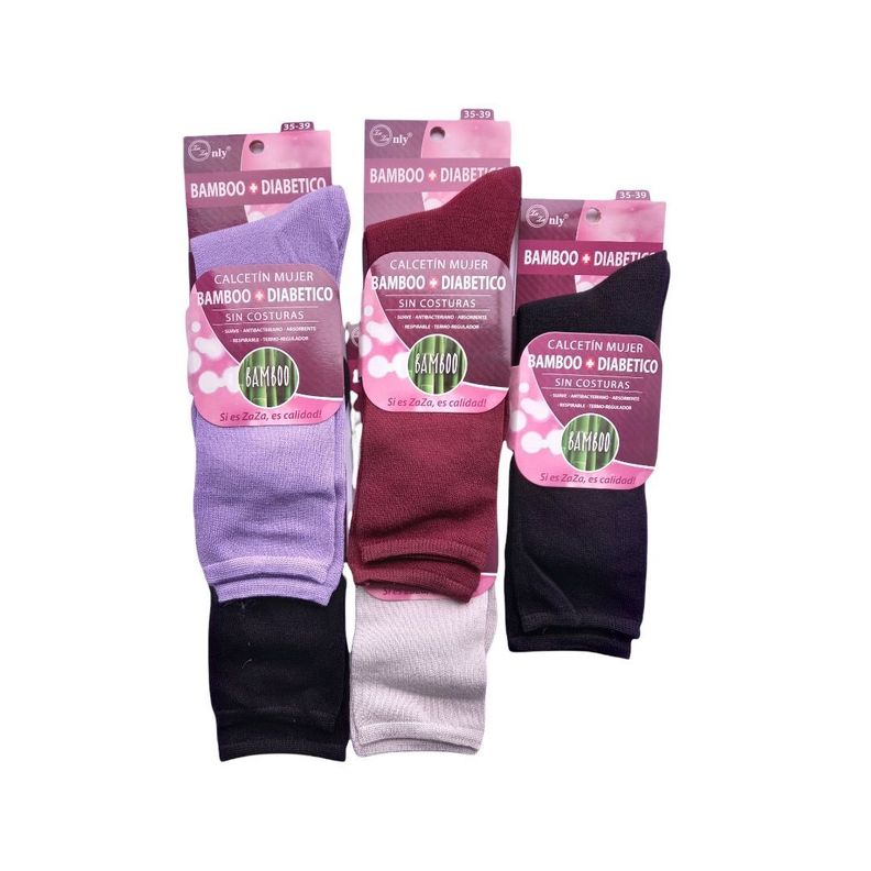Pack 12 Calcetines Diabéticos | Circulación libre y segura ✅