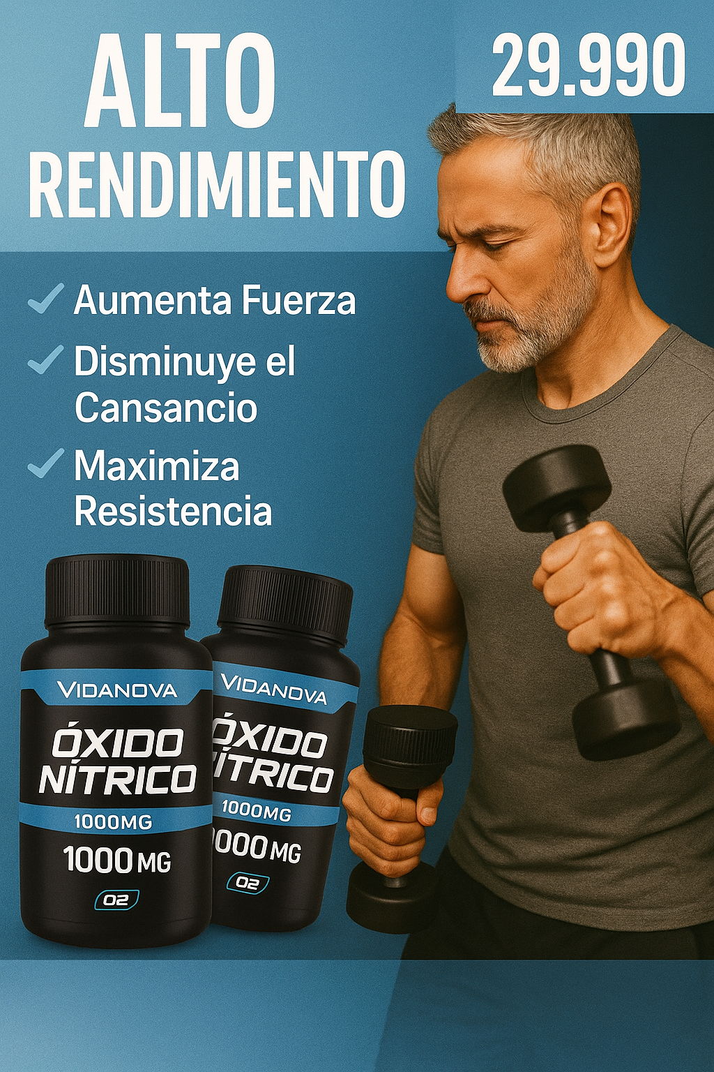 Óxido Nítrico | Energía y rendimiento ⚡
