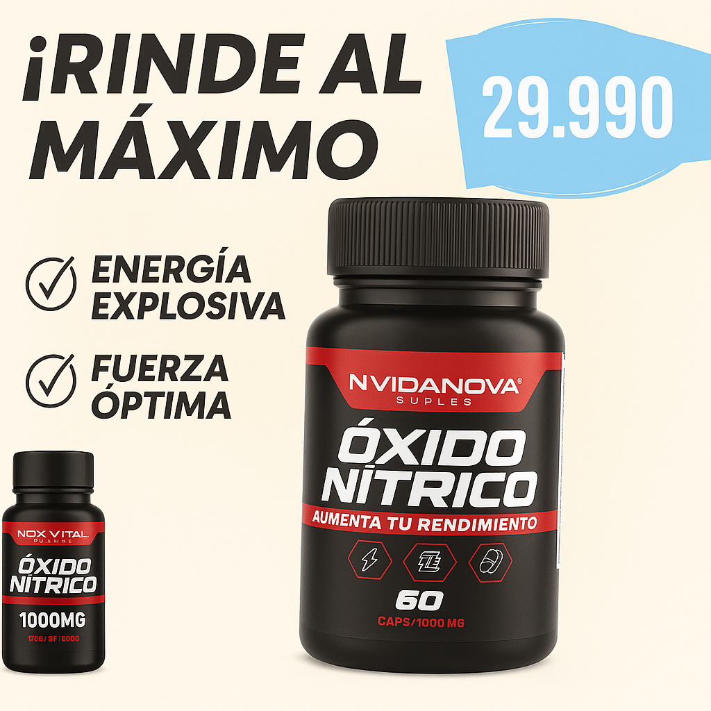Óxido Nítrico | Energía y rendimiento ⚡