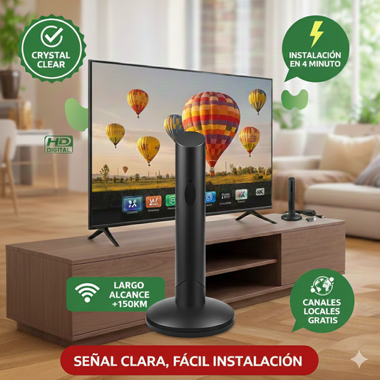 Antena HD TV Digital | Señal clara al instante 📺